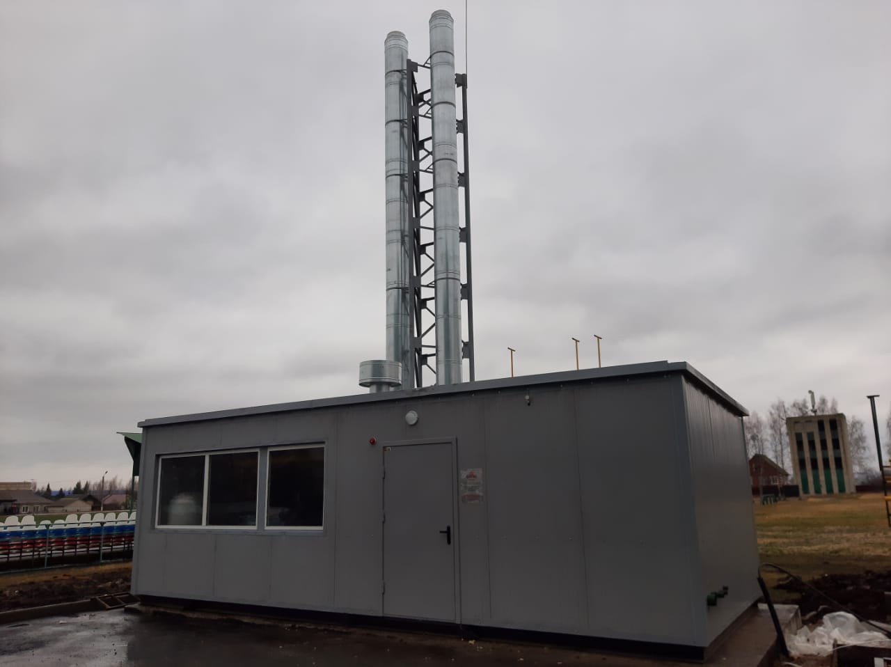 Блочно-модульная газовая котельная 12 МВт с ГВС с резервом